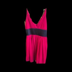 Chic Pink and Black Women's Chemise